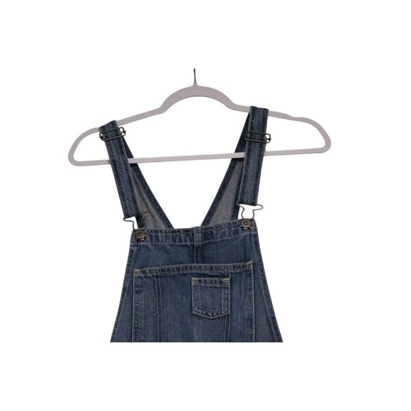 Hollister Denim Overalls Size Small Distressed 100% Cotton Preppy - Picture 2 of 14